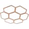 Ekena Millwork Florin Wood Fretwork Pierced Ceiling Medallion, Cherry, 32"OD x 13 5/8"ID x 1/4"T CMWP32X32X0250FOCH - alternate 5